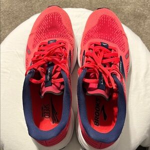 Brooks Women's Running Shoes - Pink/Blue. See photos for imperfections. SZ 8.5